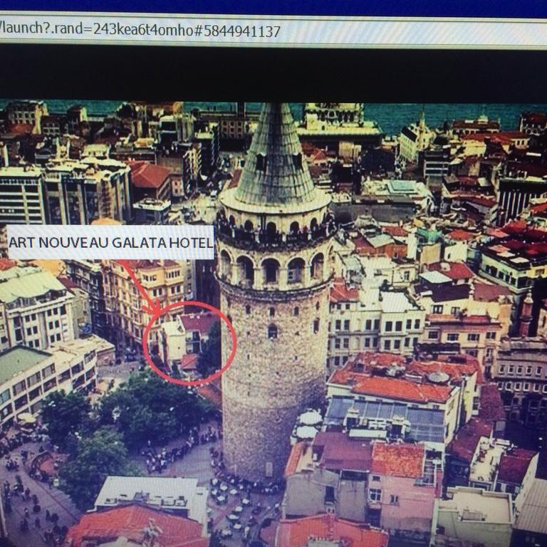 Art Nouveau Galata Istanbul Exteriör bild
